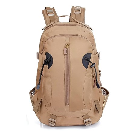 Mochila Tática Militar Multifuncional Caqui 40L Resistente