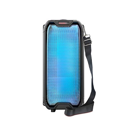 Caixa Amplificadora Som Bluetooth Microfone LED Som