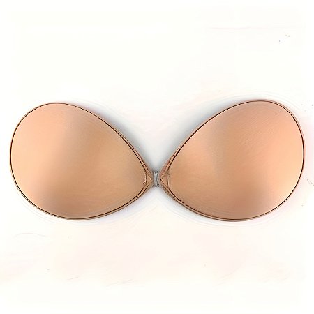Sutiã Invisível Silicone Sem Alça Adesivo Protetor Bege