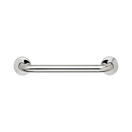 Barra de Apoio Suporte Tubular Reta Aço Inox Segurança 30cm