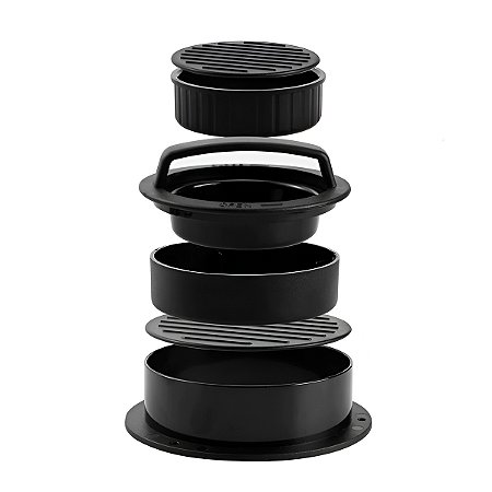 Forma Redonda Hamburger Prensagem Molde Antiaderente