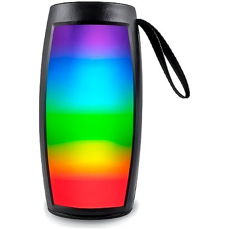 Caixa de Som Amplificada Bluetooth Portátil LED RGB