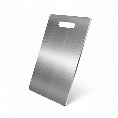 Tábua de Corte Aço Inox Carne Legumes Utensílio Multiuso