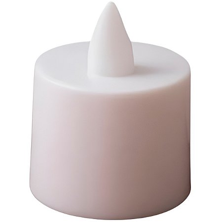 Conjunto 48 Velas Decorativas Luz LED Branco Quente