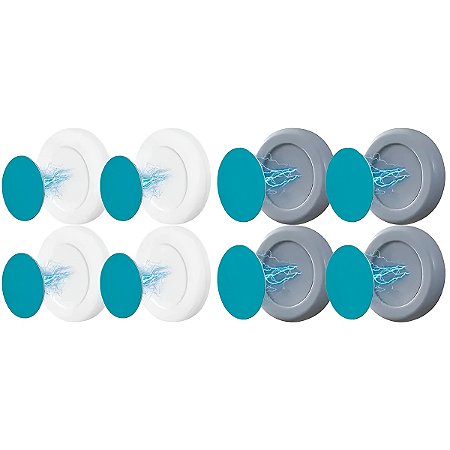 8 Suportes Adesivos Magnéticos Imã Fixador Organizador