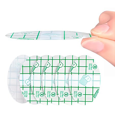 20 Adesivos Protetores Transparentes Impermeável Ouvido Calcanhar