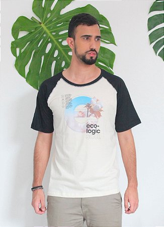 Camiseta Raglan Gola O - Algodão Agroecológico