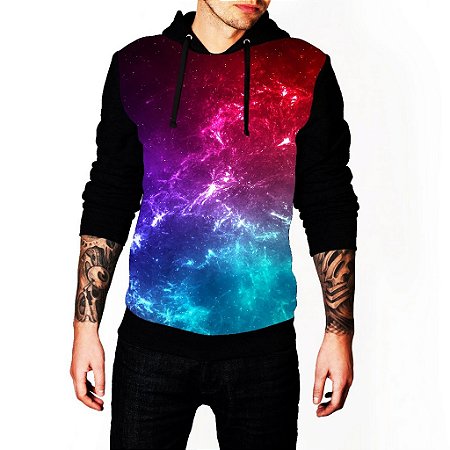 Blusa #Moletom #Estampa #Full #Galaxia #Nebulosa - Use Bugado Store Moda  Estampada