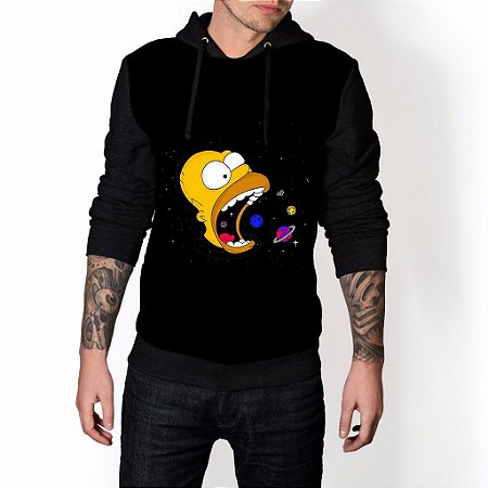 blusa de moletom simpsons