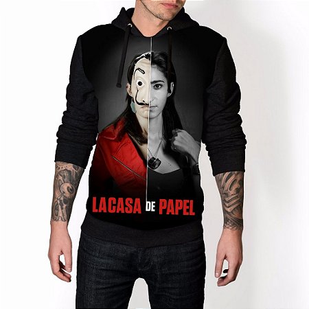 blusa de moletom la casa de papel