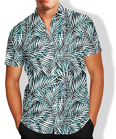 camisa floral masculina