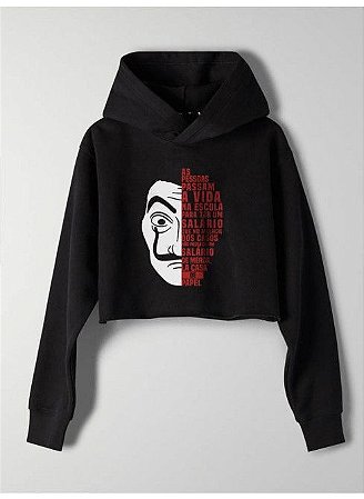 moletom feminino la casa de papel