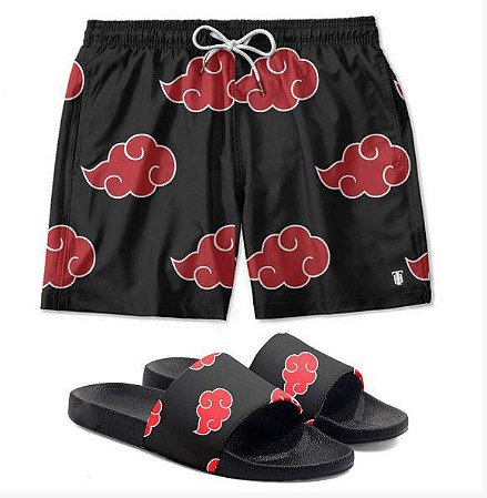 short de praia naruto