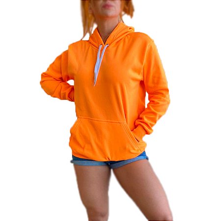 river island orange moletom com capuz