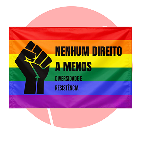 Bandeira LGBTQIA+ – Dupla face e alta qualidade