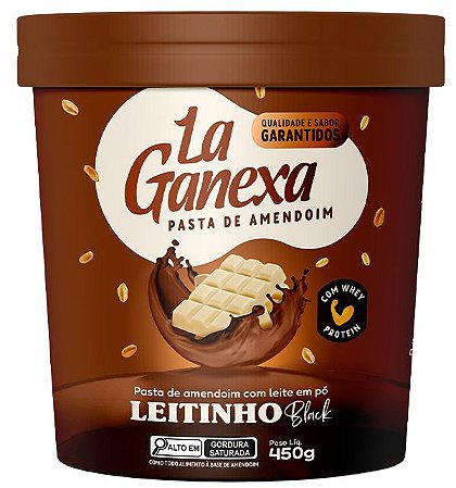 Pasta de Amendoim Leitinho Black - La Ganexa 450g