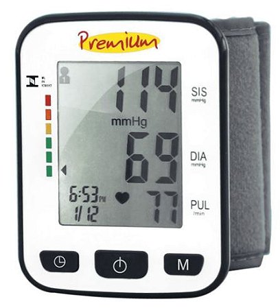 Aparelho de Pressão Digital de Pulso BPSP21 Premium