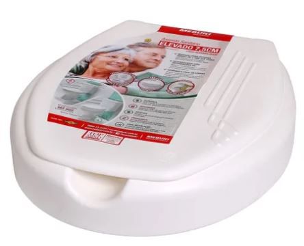 Assento Sanitário Elevado 7,5 cm com Tampa Mebuki