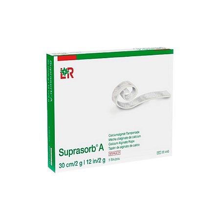 Suprasorb A, Curativo de Alginato de Cálcio com Prata da Lohmann & Rauscher - Unidade