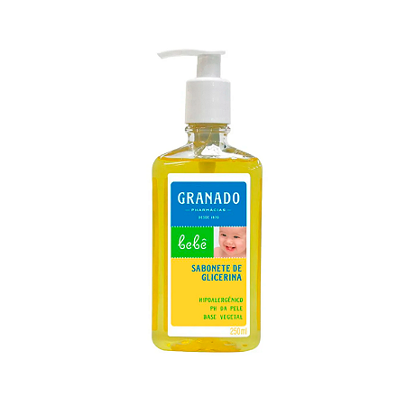 Sabonete Líquido para Bebê de Glicerina, Tradicional de 250ml da Granado - Unidade