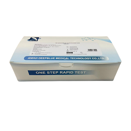 Teste Rápido de HIV 1.2 - Sangue Total, Soro ou Plasma, cx c/50 testes