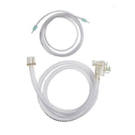 Circuito Respiratório Infantil de Ramo Duplo com Conector Jackson em PVC da Vetcare - Unidade