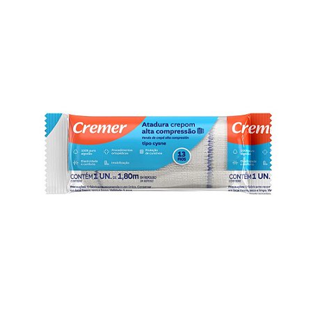 Atadura Crepom Cysne de 13 Fios de 10cm x 1,80m da Cremer - Pacote 6 Unidades