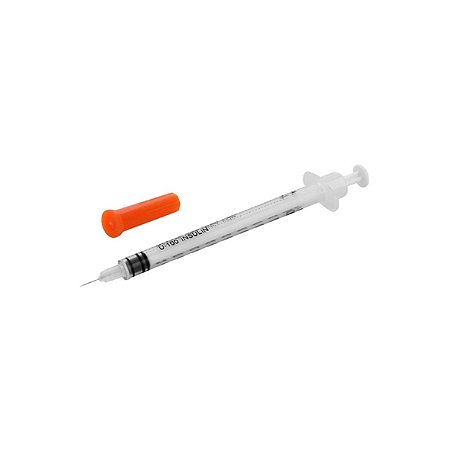 Seringas para Insulina e Medicamentos, Seringa 0,5ml com Agulha 5x0,23mm da Uniqmed - Unidade