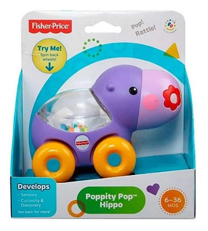 Fisher Price Veiculos dos Animais - Mattel - Hipopótamo