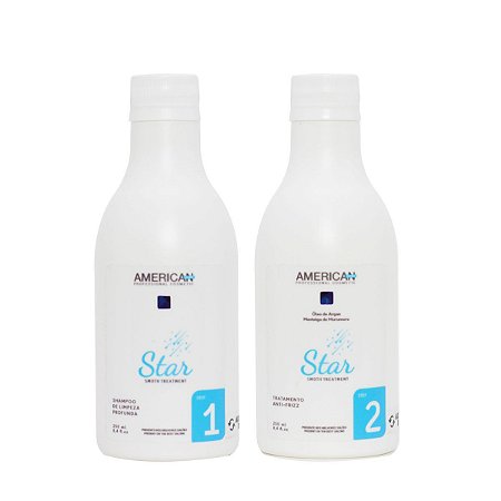 American Star Smoth Treatment  Shampoo e Redutor - 250ml