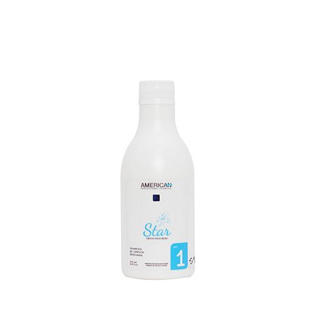 American Stars Smoth Treatment Shampoo de limpeza profunda  - 250ml