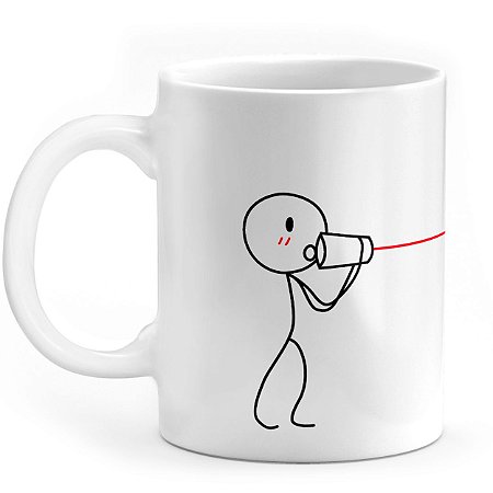 Caneca Personalizada Rabisco de Amor (modelo 1)