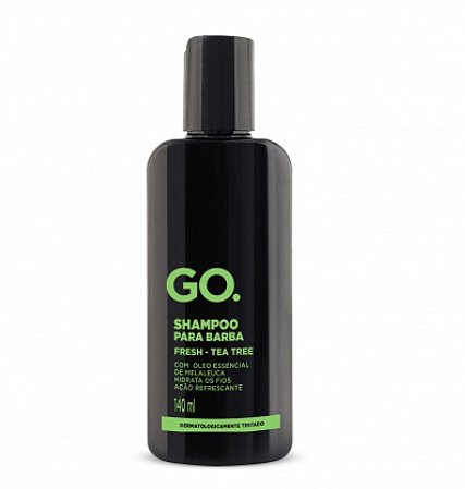 GO. SHAMPOO FRESH CABELO E BARBA TEA TREE 140ML Barba Nobre