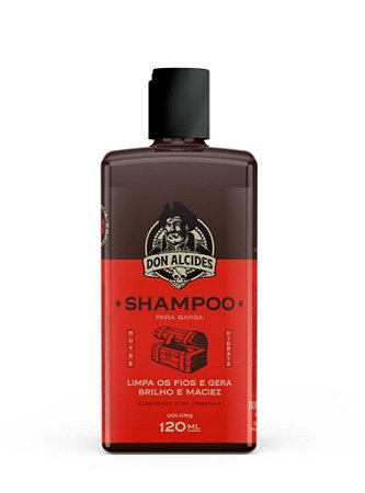 SHAMPOO PARA BARBA DON ALCIDES BARBA NEGRA
