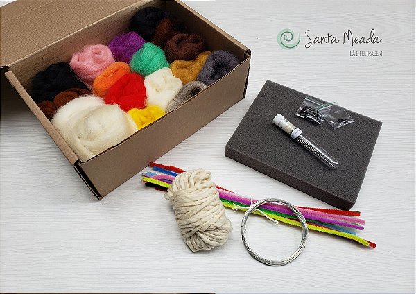 Kit para o Curso de Feltragem do Zero - Bichinhos