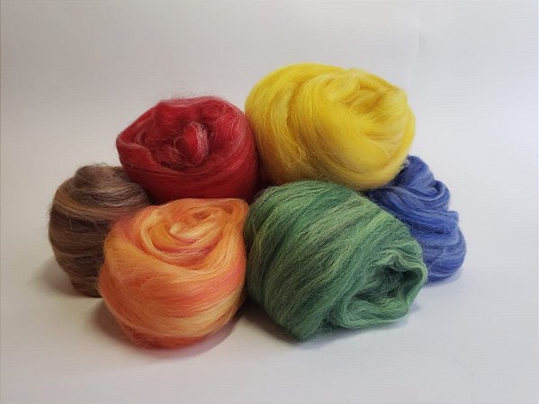 Mescla de Lã Merino e Seda - 12g