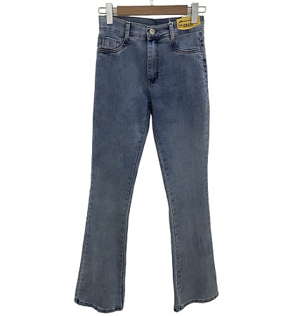 Calça Flare Cintura Alta Jeans