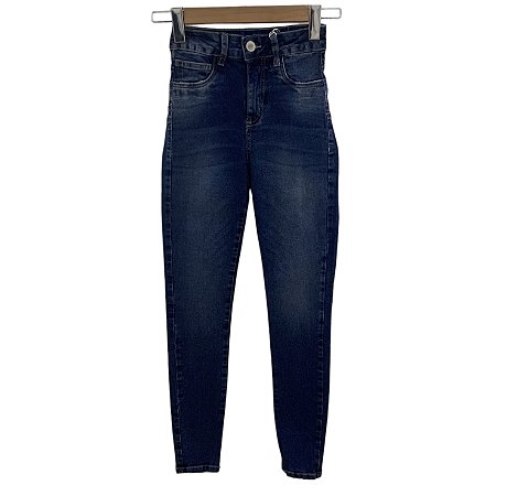 Calça Skinny Cintura Alta Jeans