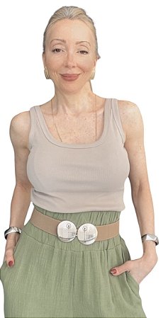 Blusa Regata Malha Rib