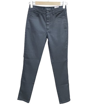 Calça Cigarrete Cintura Alta Sarja