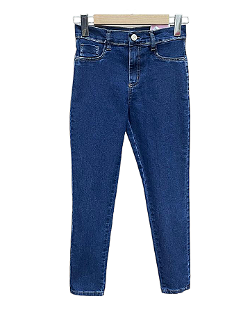Calça Skinny Cintura Alta Jeans