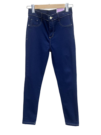 Calça Skinny Cintura Alta Jeans