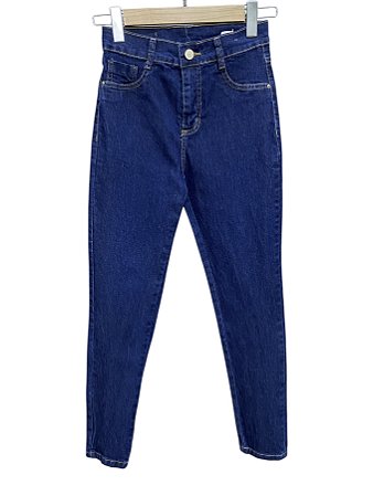 Calça Skinny Cintura Alta Jeans