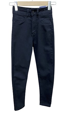 Calça Cigarrete Cintura Alta Sarja