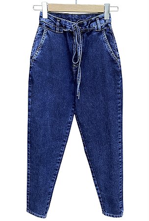 Calça Mom Cintura Alta Jeans