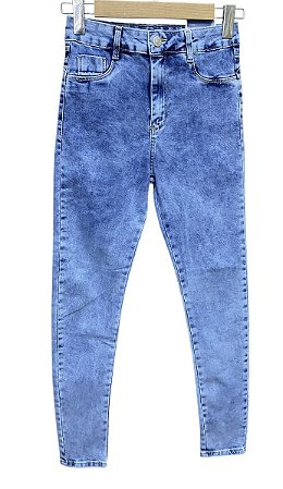 Calça Skinny Cintura Alta Jeans