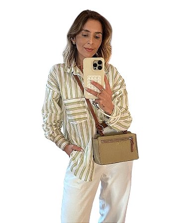 Camisa Listras Viscose