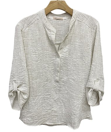 Camisa Manga 7/8 Viscolinho