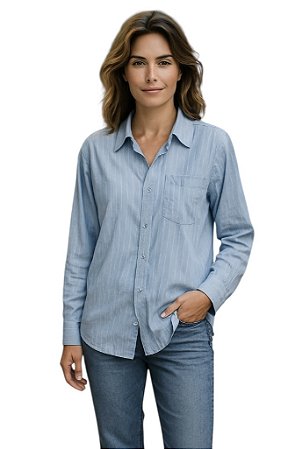 Camisa Bolso Viscose
