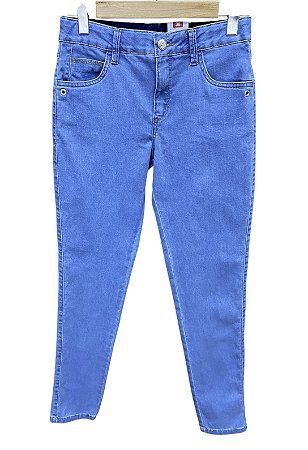 Calça Cigarrete Cintura Alta Jeans